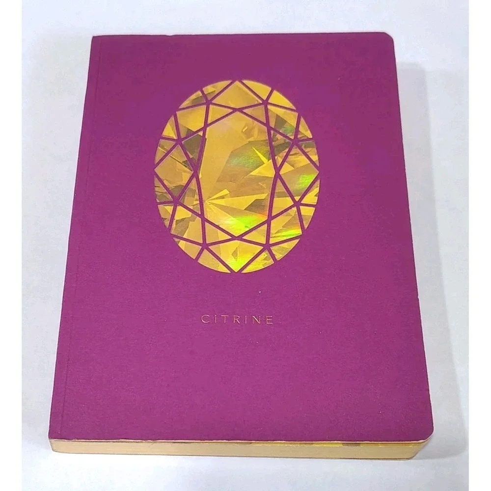 November Birthstone Citrine  Notebook Journal Vintage New ~ Pier 1 Original Bag